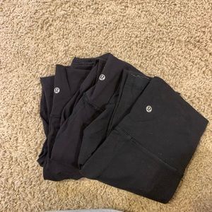 LULULEMON LEGGINGS SIZE 6 BLACK